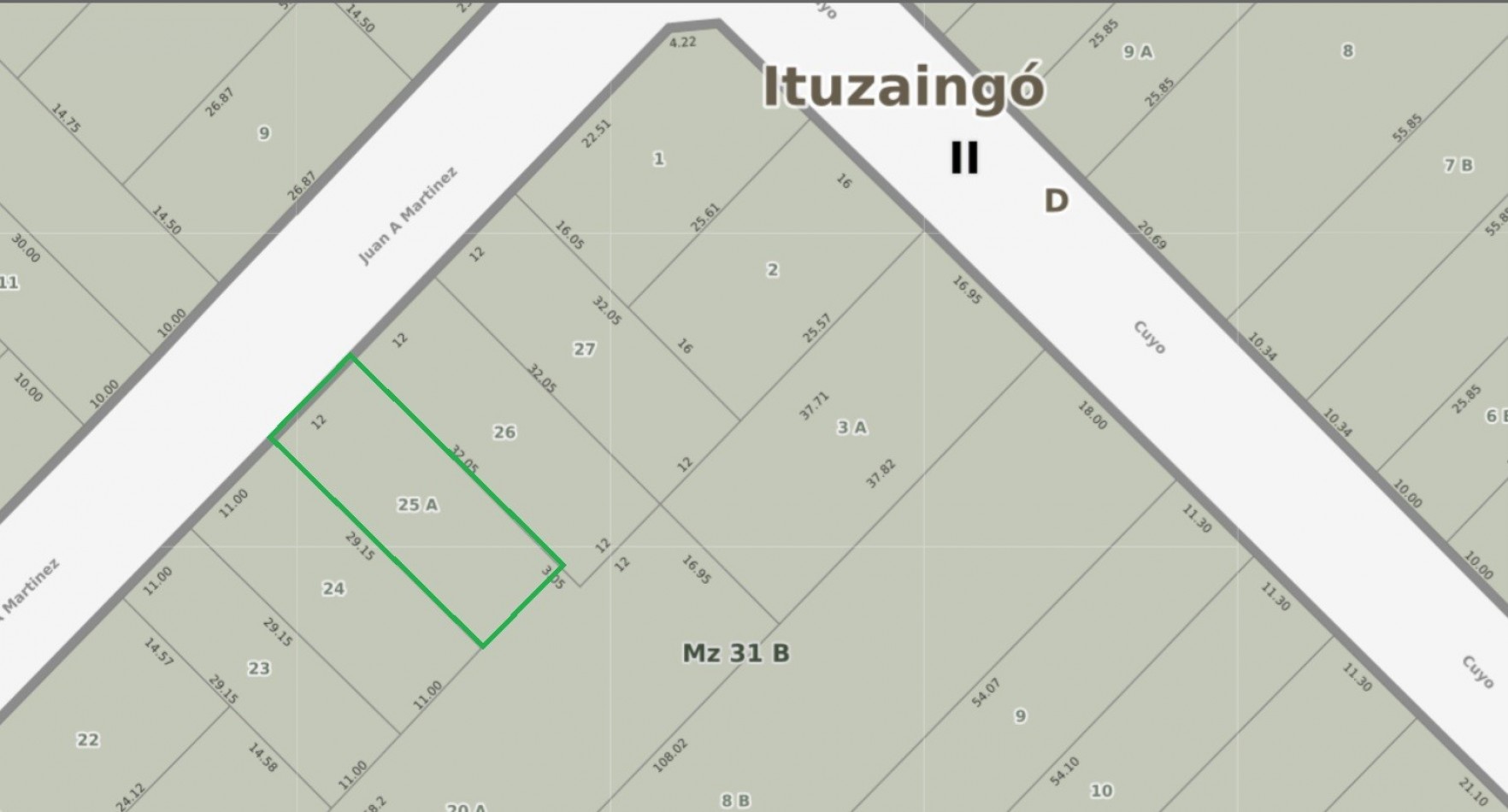Lote de terreno